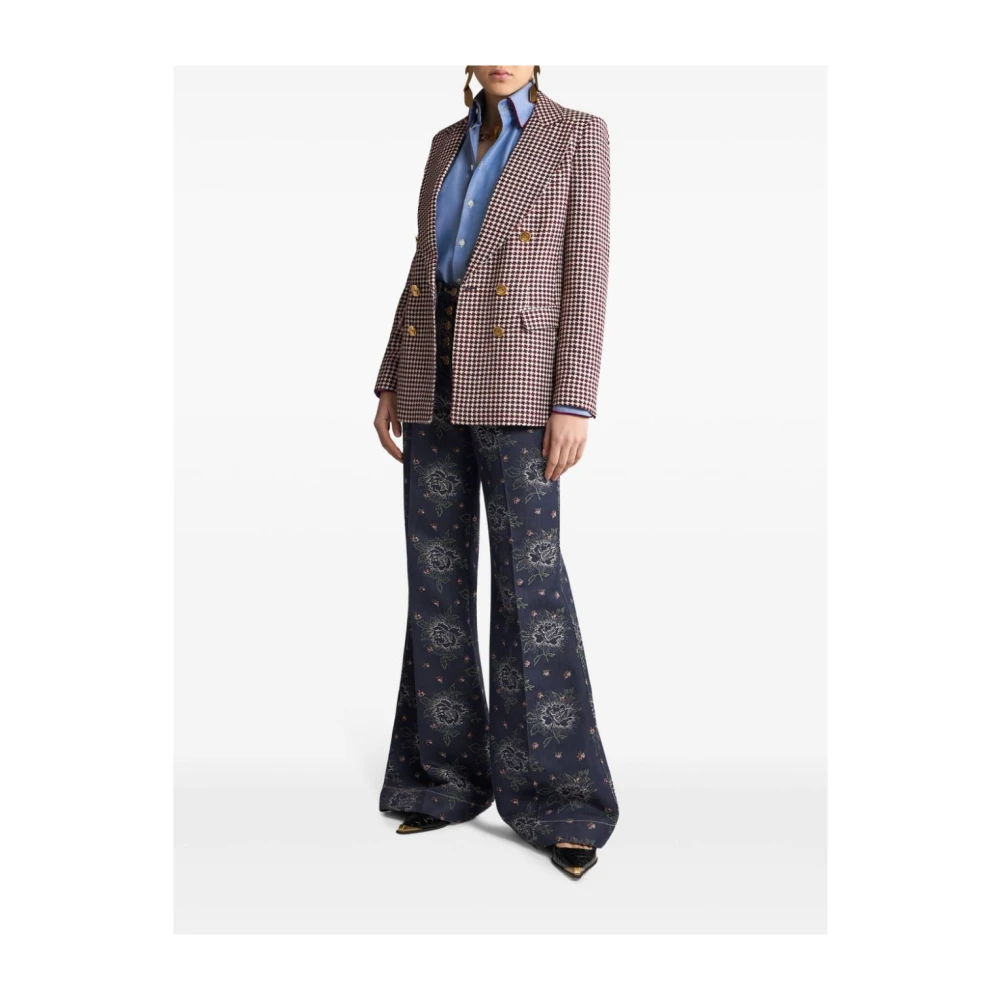 ETRO Multi-Color Jas MR S9800 Stijl Brown Dames