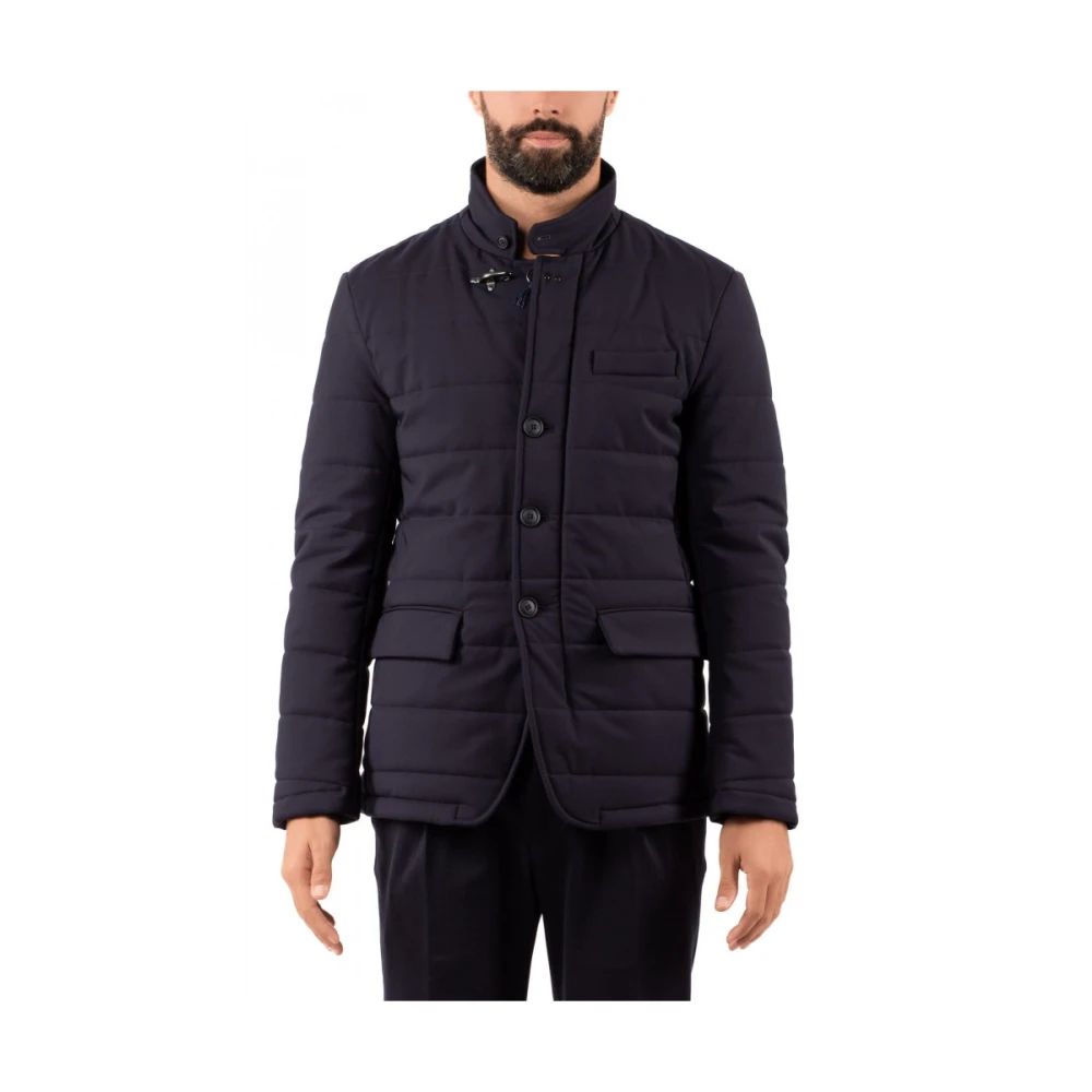 Fay Stijlvolle Blauwe Blouson Herenjas Blue Heren
