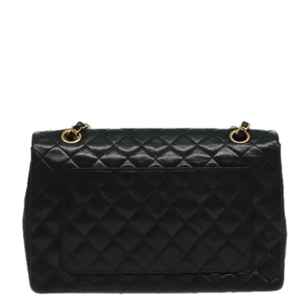 Chanel Vintage Pre-owned Leather handbags Black Dames