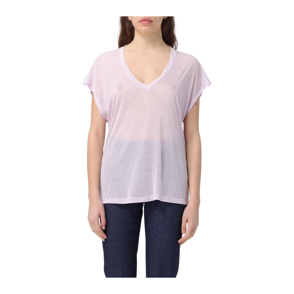 Dondup - Tops > T-Shirts - Pink - Dondup - Modalova