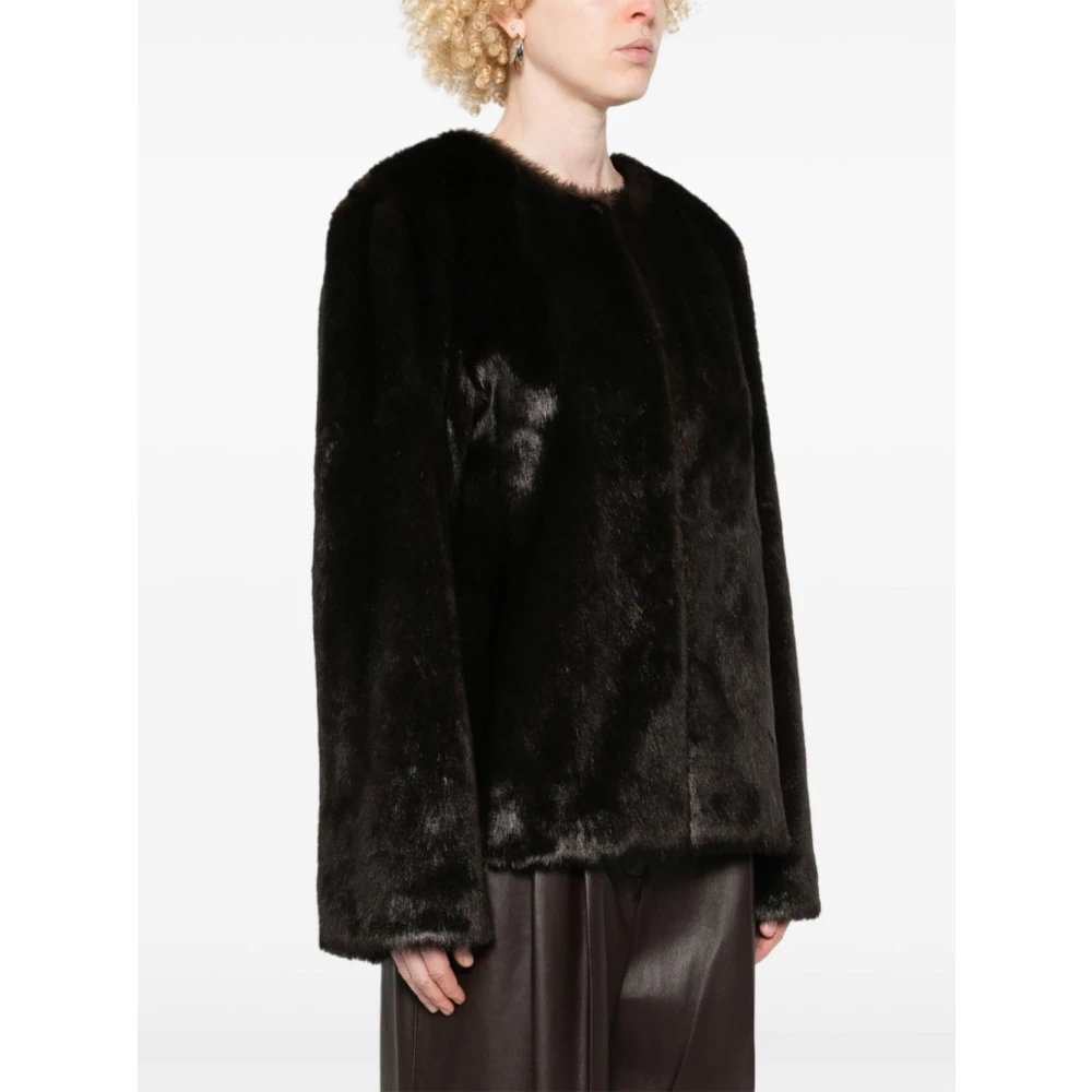 Loulou Studio Stijlvolle Jassen Collectie Black Dames