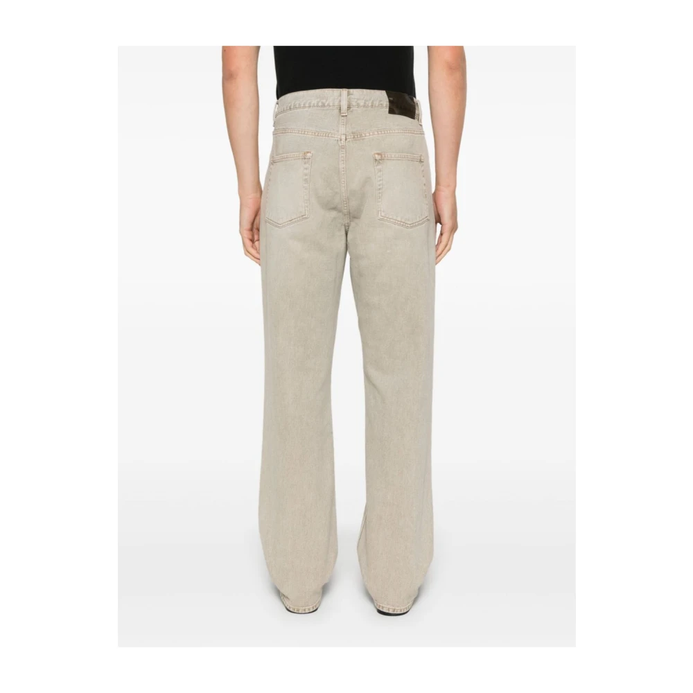 Our Legacy Vintage Gewassen Formele Snit Denim Jeans Beige Heren