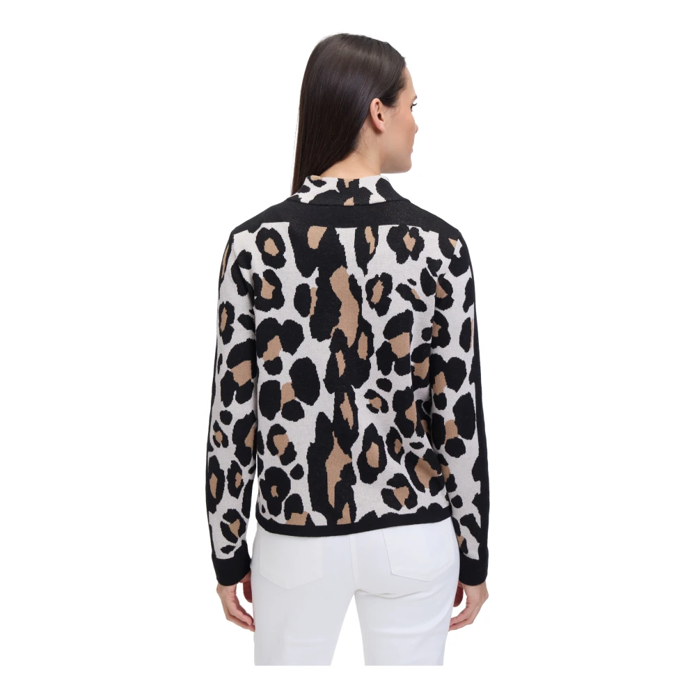 Betty Barclay Dieren Jacquard Gebreide Jas Multicolor Dames