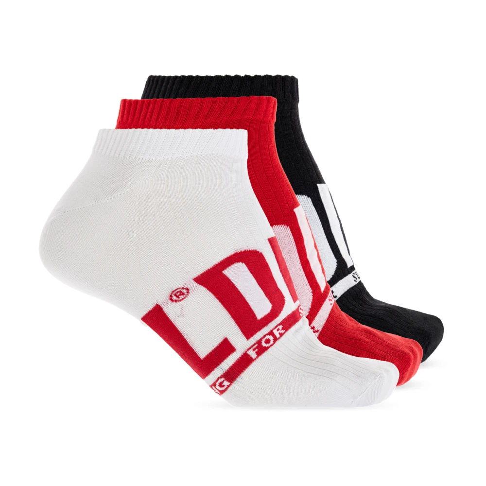 Diesel Uomo Multicolor - Pacco Da Tre Calzini - Underwear - E - L