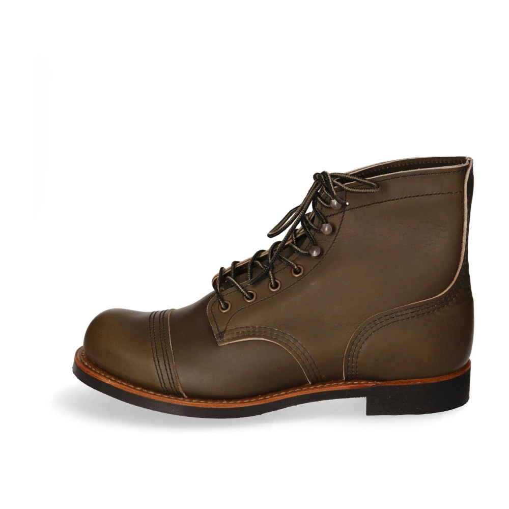 Red Wing Shoes Men's Green Lace-Up Boots
