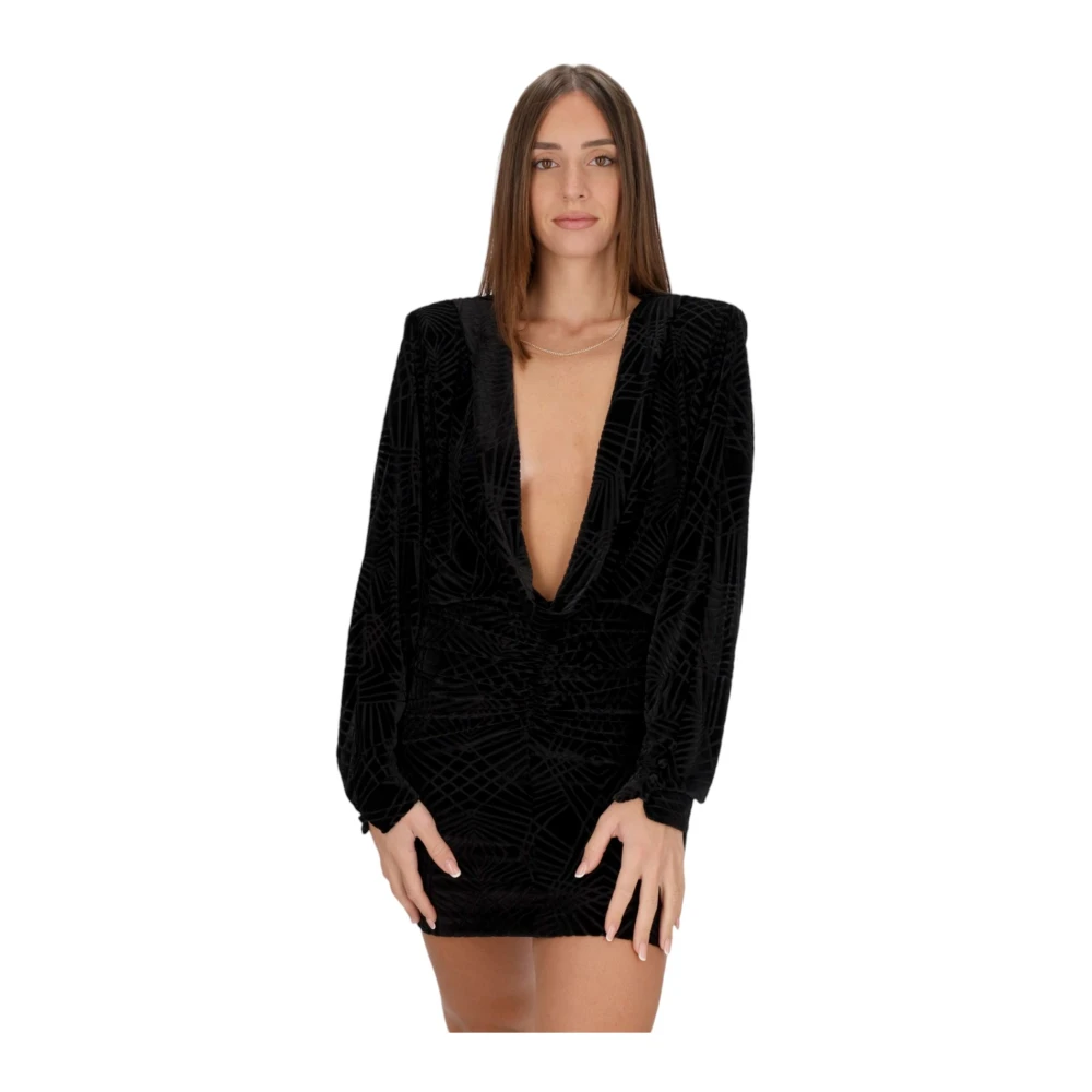 pinko Korte Jurk Black Dames
