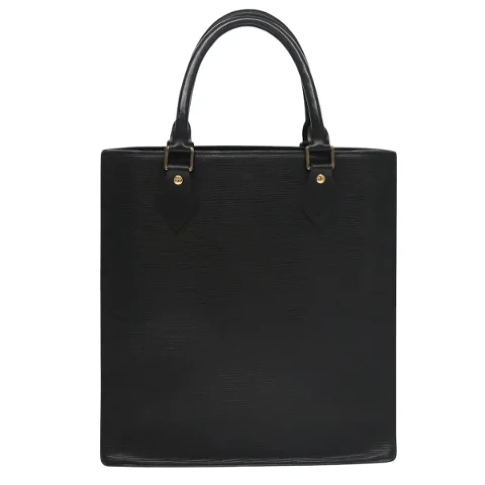 Louis Vuitton Vintage Pre-owned Leather handbags Black Dames