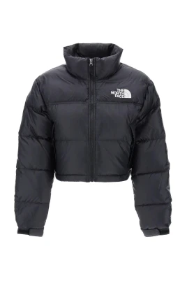 Cropped Nuptse Dunjacka