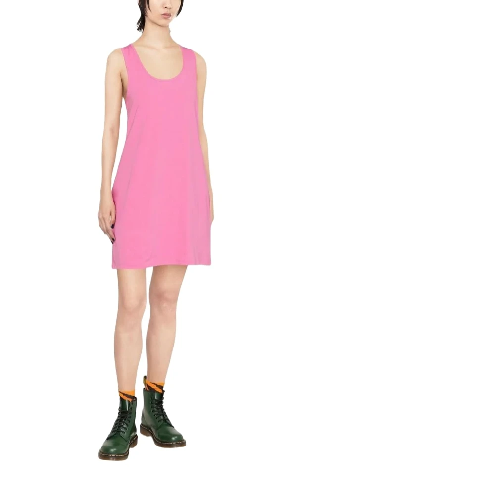 Moschino Korte Jurk Pink Dames