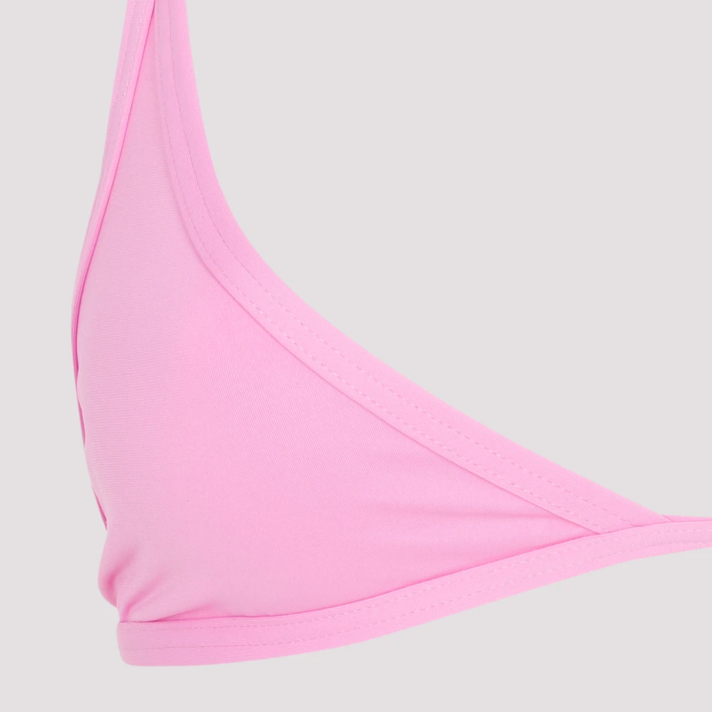 The Attico Roze Paarse Driehoek Bikini Zwemkleding Pink Dames