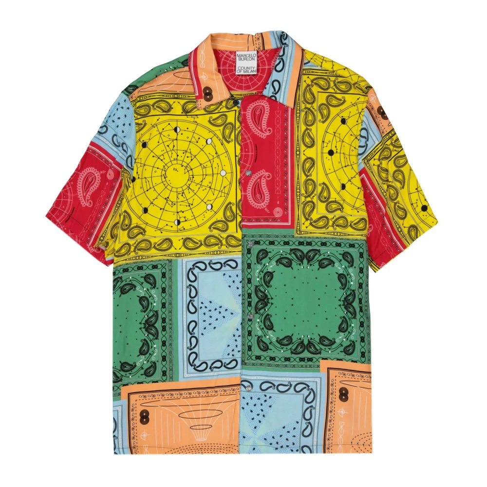 Marcelo Burlon Short Sleeve Shirts Multicolor Heren