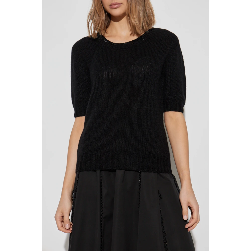 Fabiana Filippi Kasjmier trui Black Dames