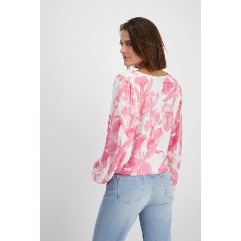 monari Bloemen Blouse Pink Dames