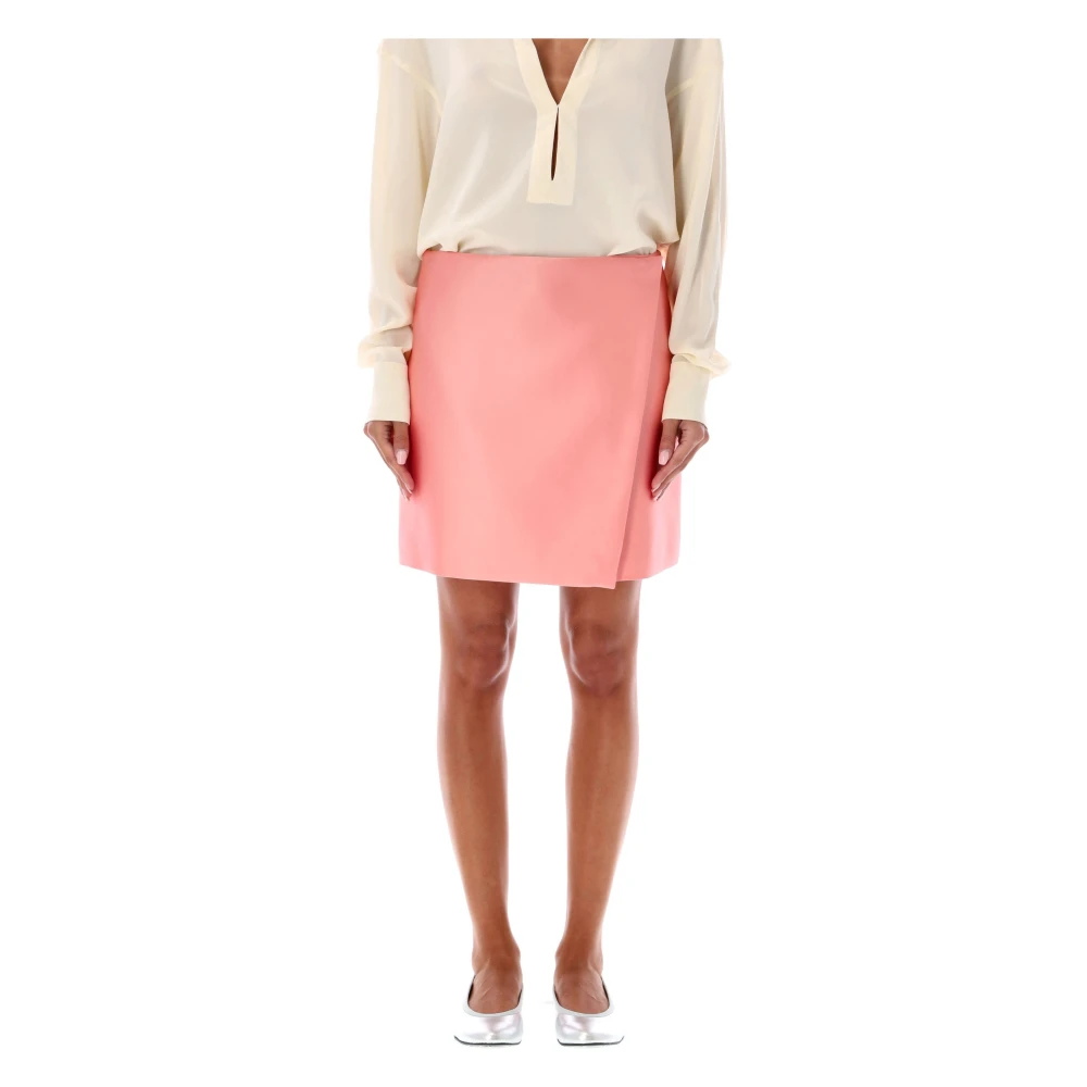 Philosophy di Lorenzo Serafini Duchesse Mini Rok Rosa Aw24 Pink Dames