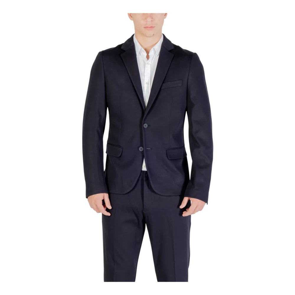 Antony Morato Men's Blue Blazers, Xl, Slim Fit Suit Jacket