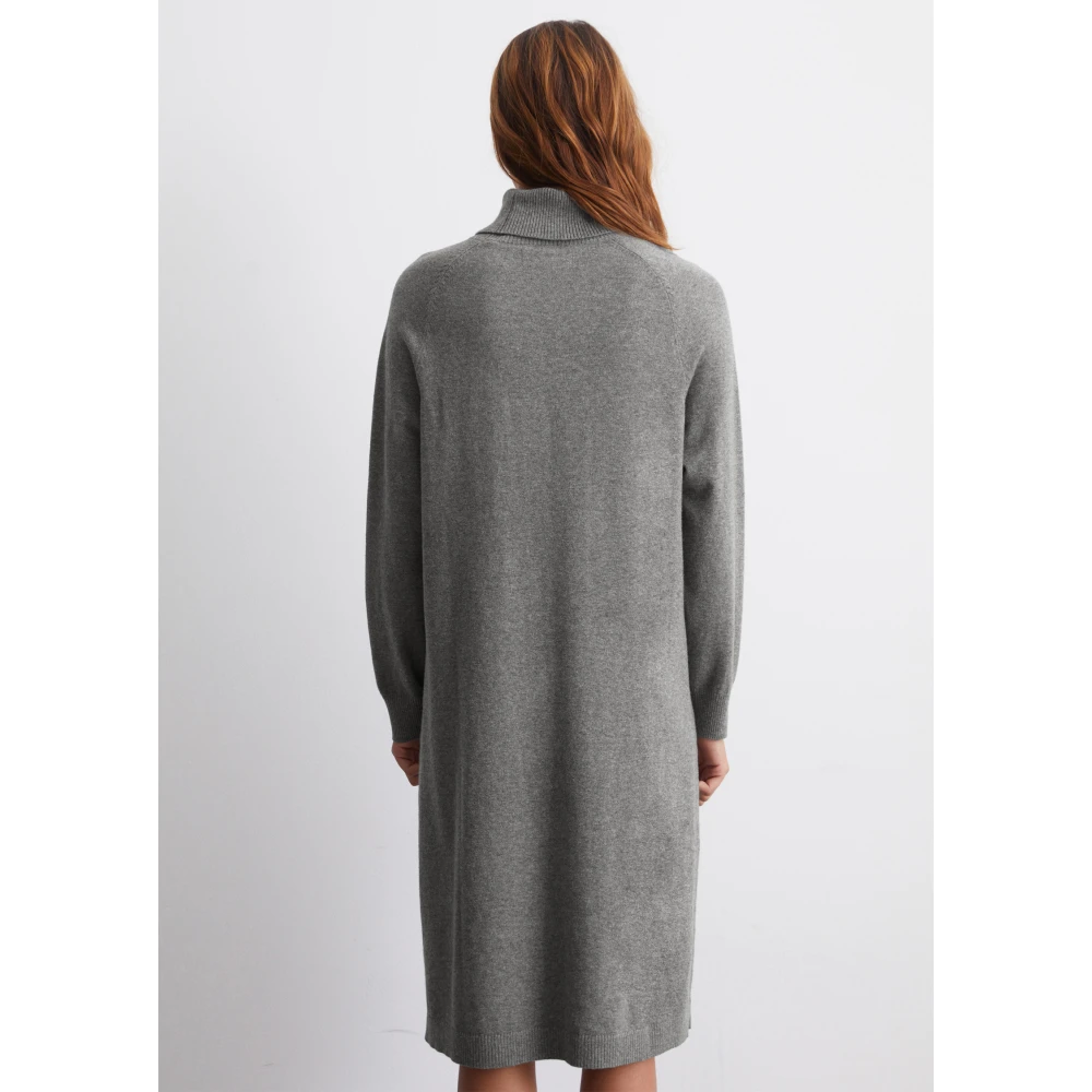 Marc O'Polo Relaxed coltrui gebreide jurk Gray Dames