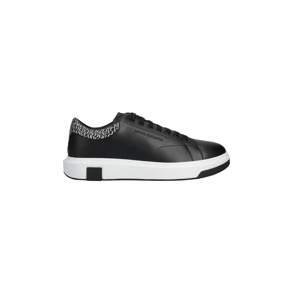 Armani Exchange Homme Noir Chaussures, Taille: 40 Eu Baskets