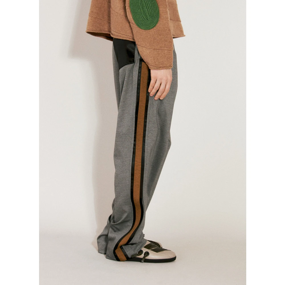 Kiko Kostadinov Contrast Side Patched Broek Gray Heren