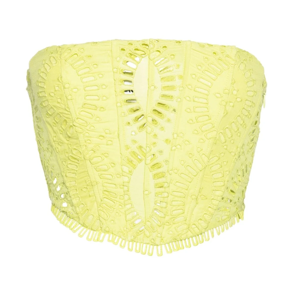 Charo Ruiz Ibiza Elegante Top voor Vrouwen Yellow Dames