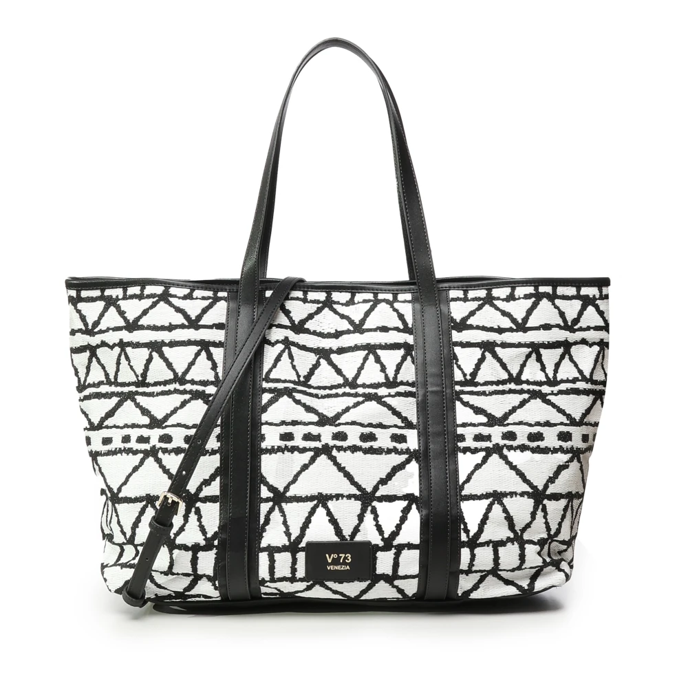 V73 Vrouw Zwart E Winkel Tassen Voor En