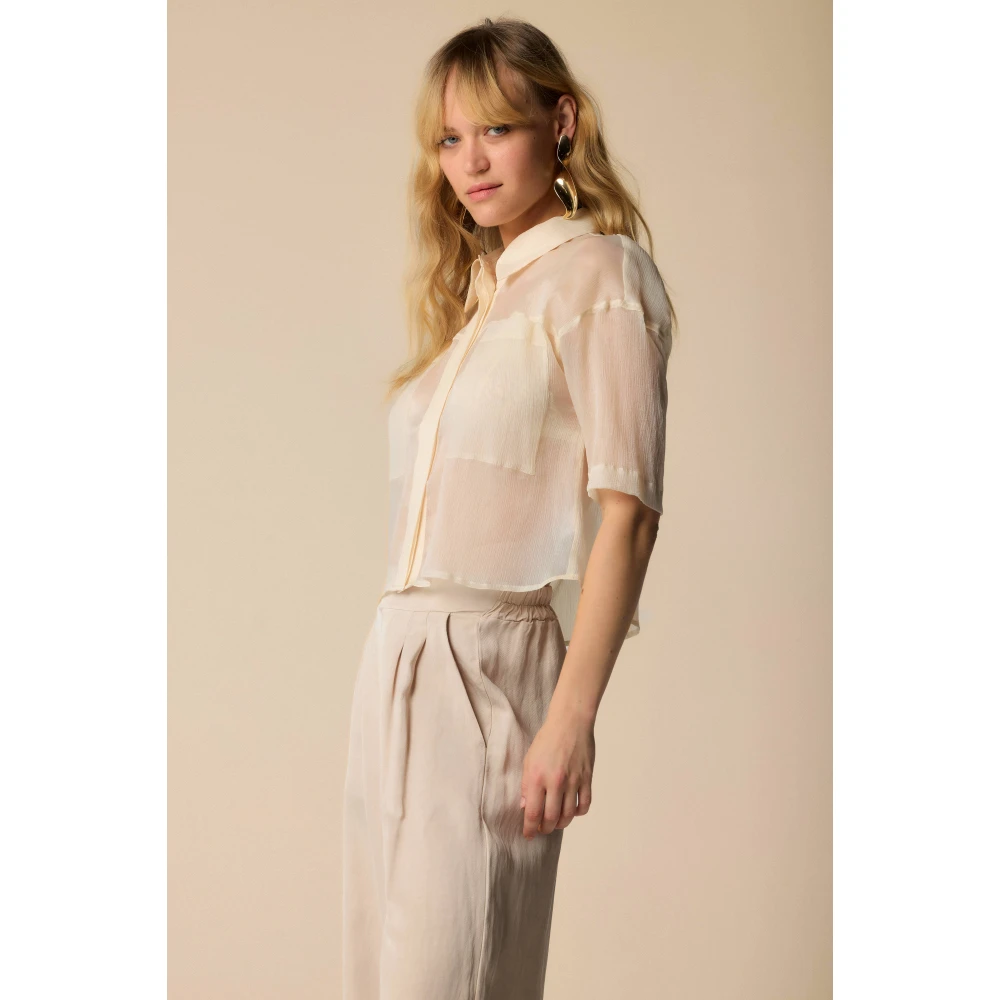 Kocca Stijlvolle Overhemden voor elke gelegenheid Beige Dames