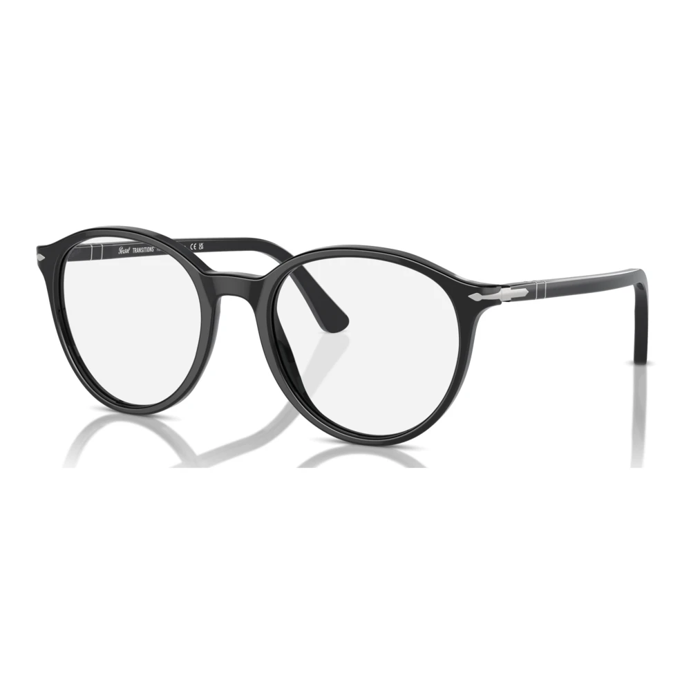 Persol Zwarte zonnebril met Transitions Sapphire Black Unisex