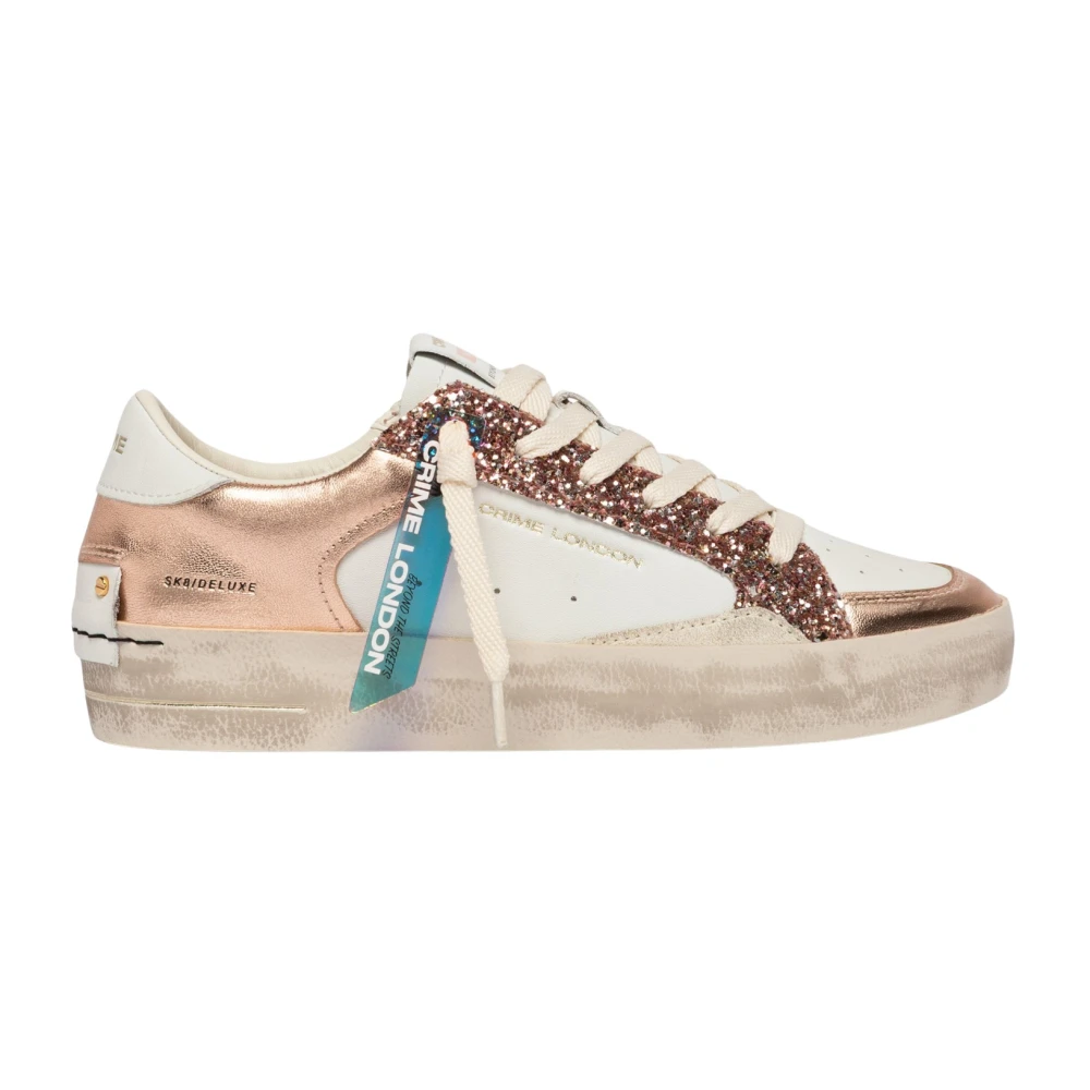 Crime London Multicolor Sneakers, Female, 6 Uk, Sk8 Deluxe Sneaker