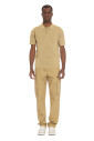 dark-yellow-linen-polo-shirt