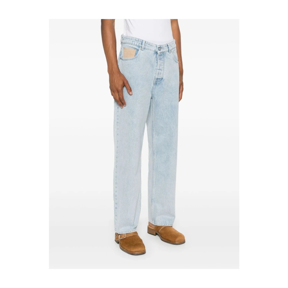 Drole de Monsieur Heldere Blauwe Jeans voor Mannen Blue Heren