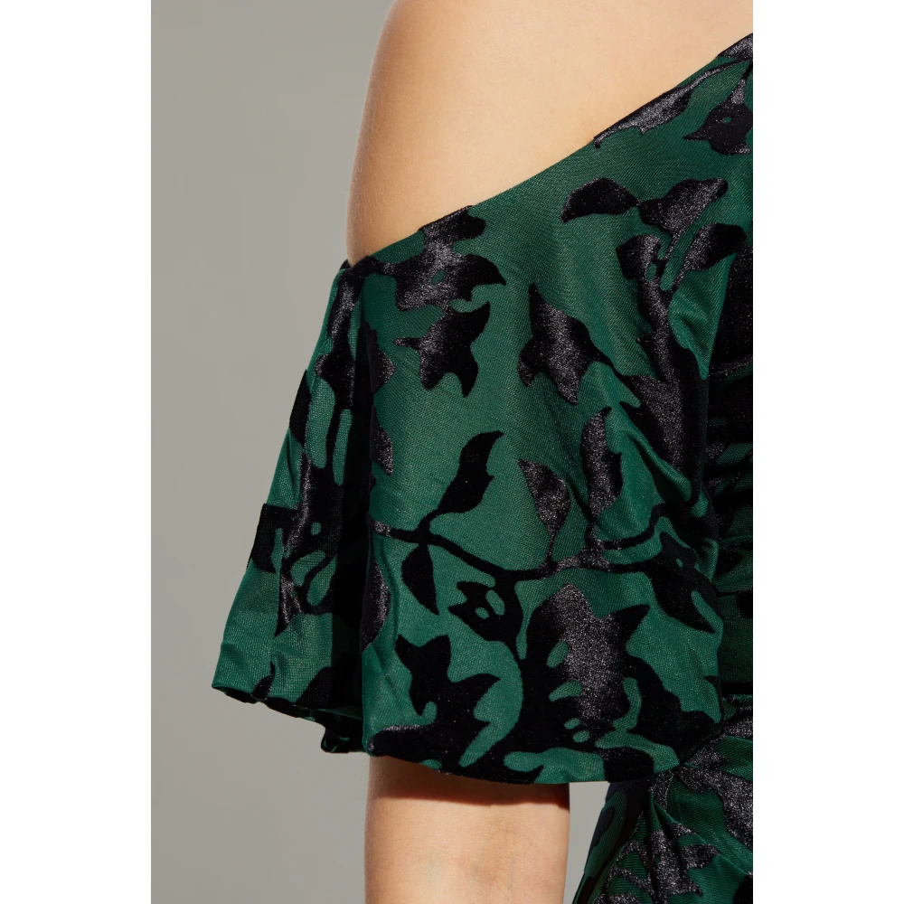 Diane Von Furstenberg Jurk Eleora Green Dames
