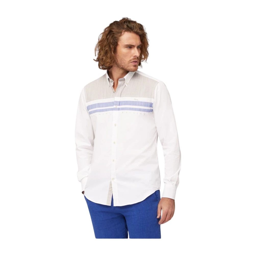 Harmont & Blaine Lange Mouw Shirt White Heren