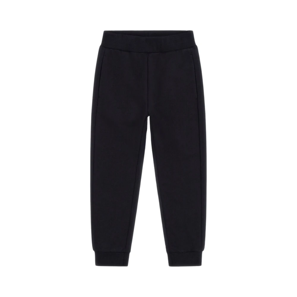 Roberto Cavalli Boys Black Sweatpants, 14 Y, Cotton Logo Joggers