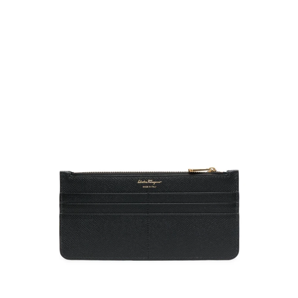 Salvatore Ferragamo Nero Kaarthouder Portemonnee Black Dames