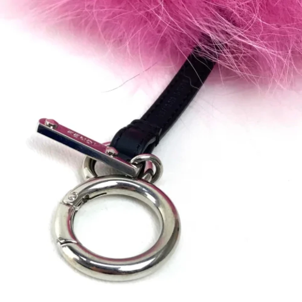 Fendi Vintage Pre-owned Fabric key-holders Pink Dames