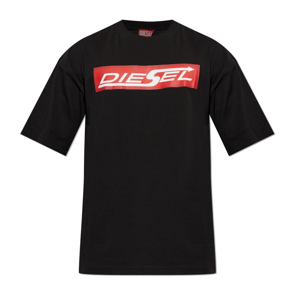 Diesel Uomo Nero Top, L, New,