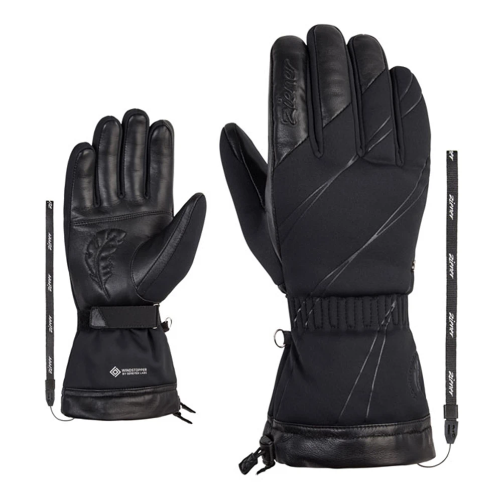 Ziener Zwarte Klivia WS Winterhandschoenen Black Dames