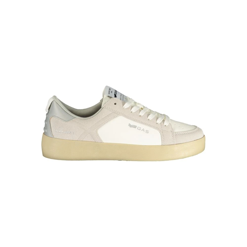 Gas Women's White Sneakers, 4 Uk, Nika Ltx Sneaker