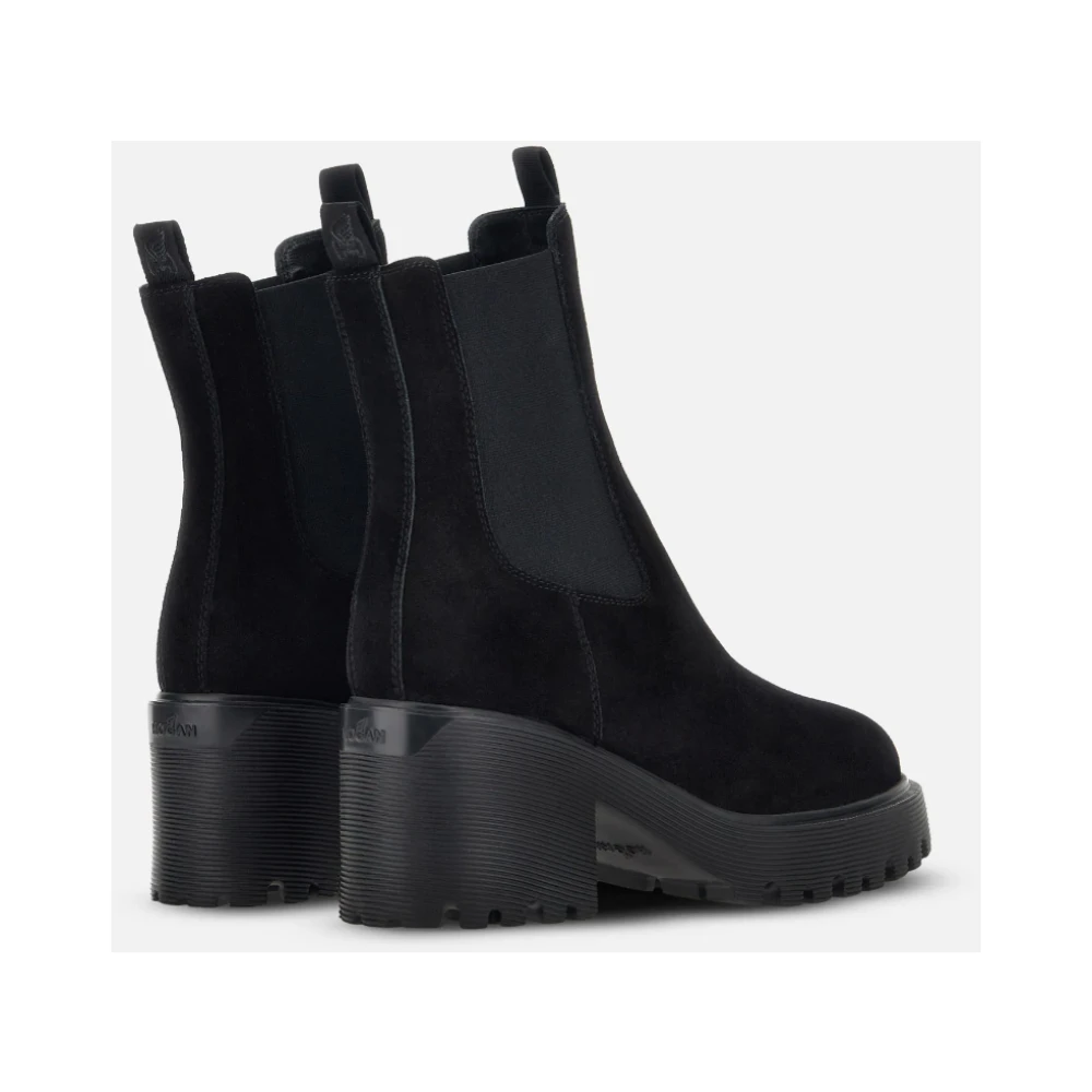 Hogan Zwarte Suède Memory Foam Haklaarzen Black Dames