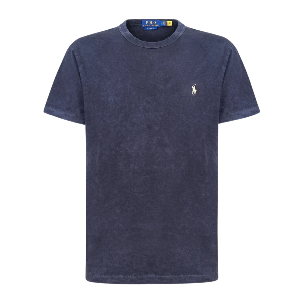 Polo Ralph Lauren Zwarte Katoenen T-shirt Blue Heren