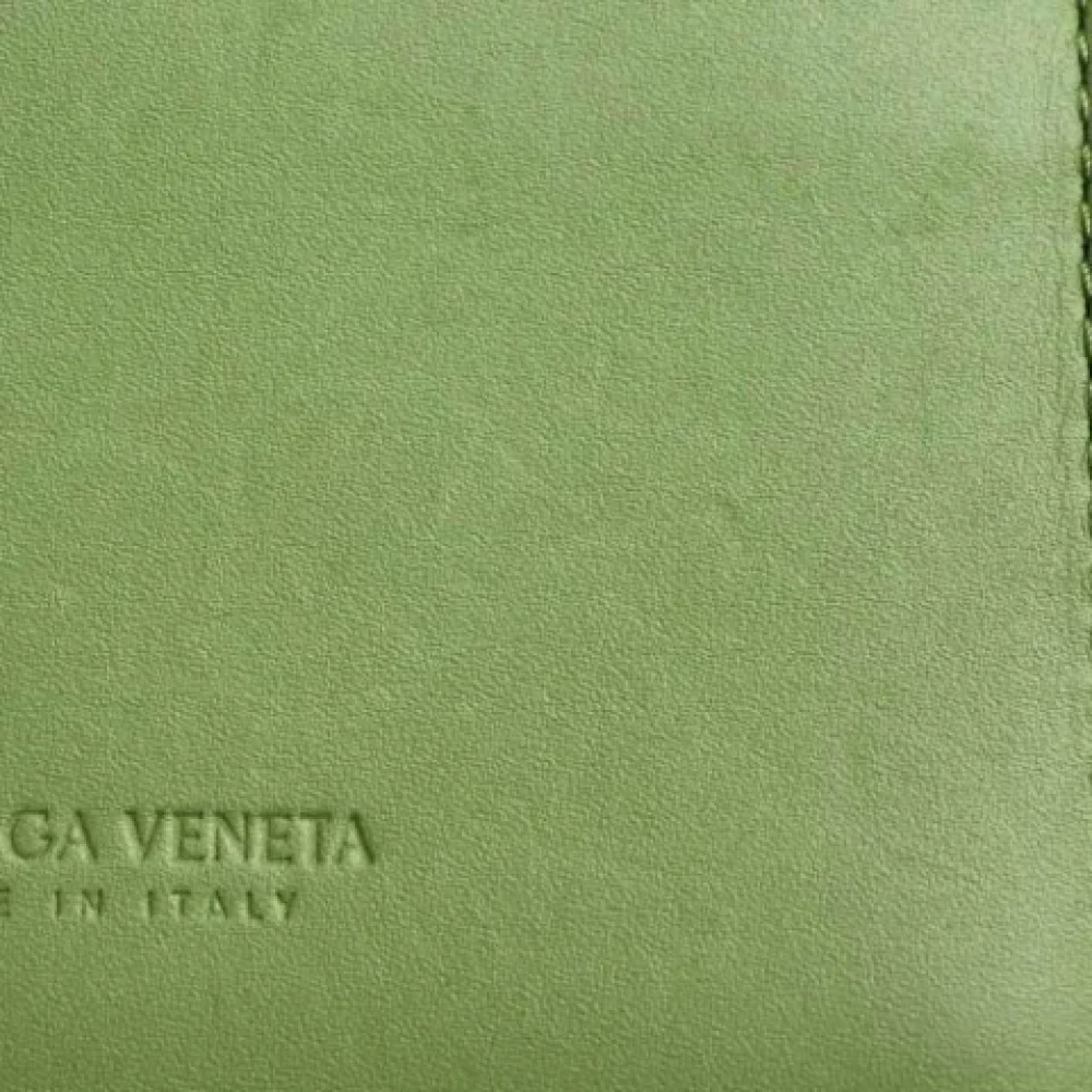 Bottega Veneta Vintage Pre-owned Leather wallets Green Heren