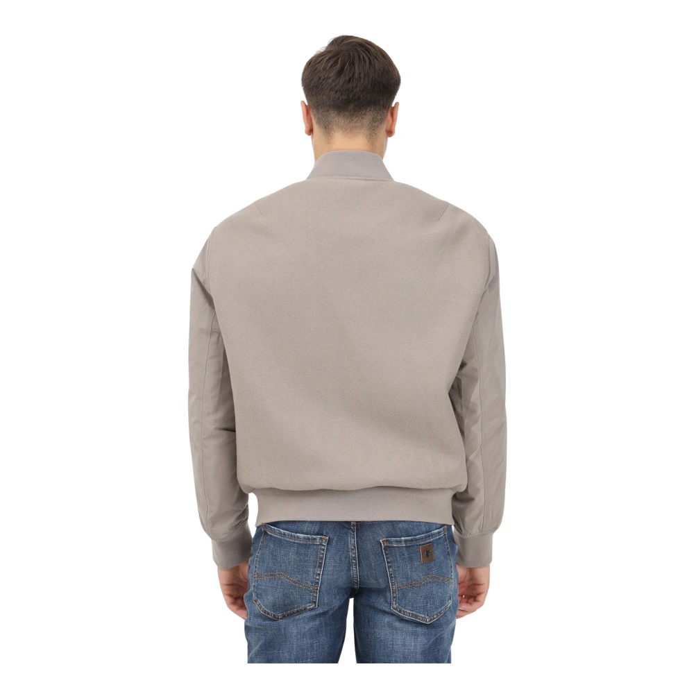 Armani Exchange Moderne Beige Bomberjack Beige Heren