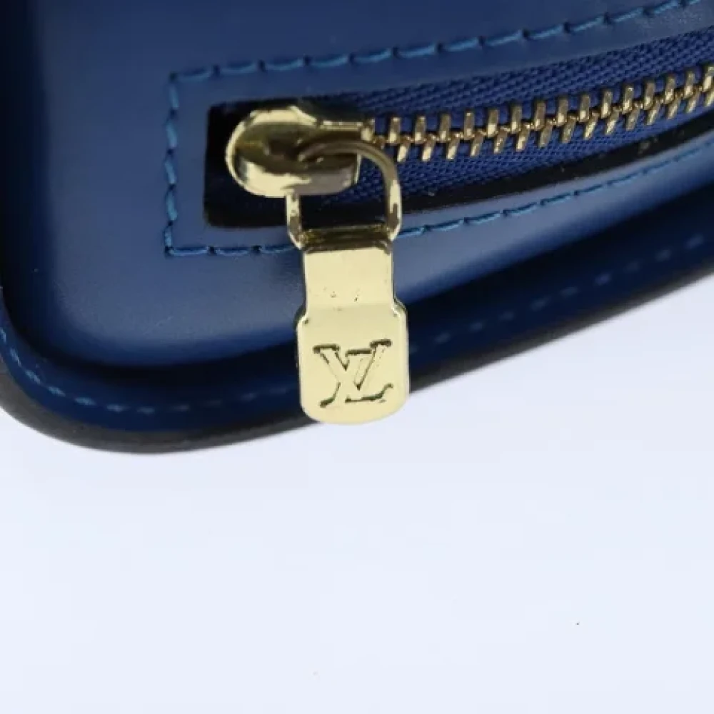 Louis Vuitton Vintage Pre-owned Leather pouches Blue Dames
