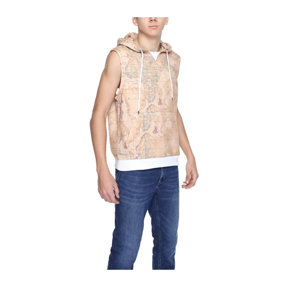 Alviero Martini 1a Classe Beige Hoodie Lente Zomer collectie Beige Heren