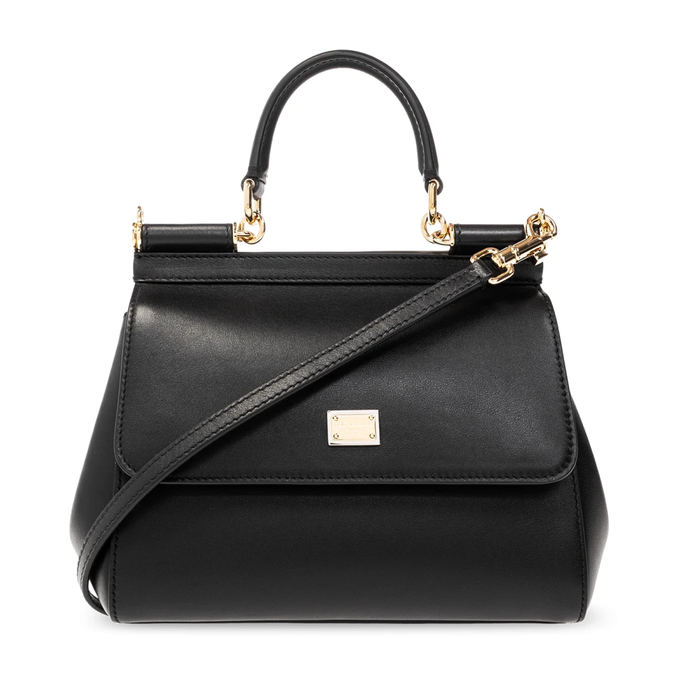 Dolce & Gabbana Women's Black Sicily Medium Shoulder Bag