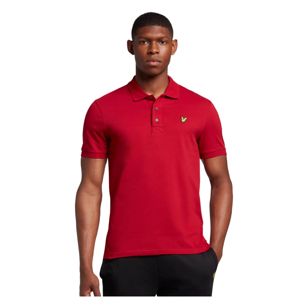 Lyle & Scott Men's Red Polo Shirts, M, Classic Polo Shirt