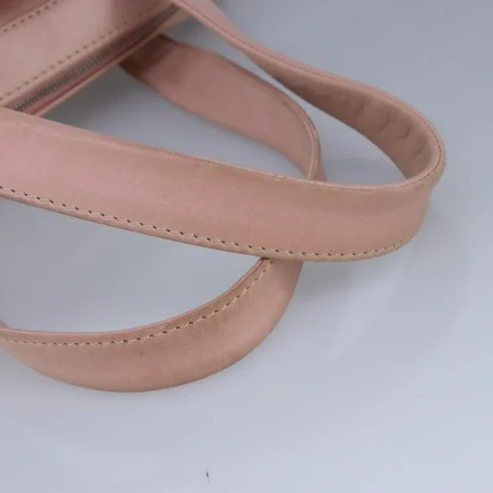 Chanel Vintage Pre-owned Canvas handbags Pink Dames