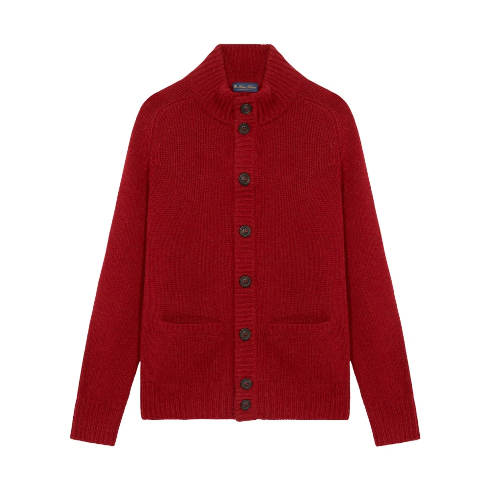 Brooks Brothers Bordeauxrode wollen Cardigan Red Dames