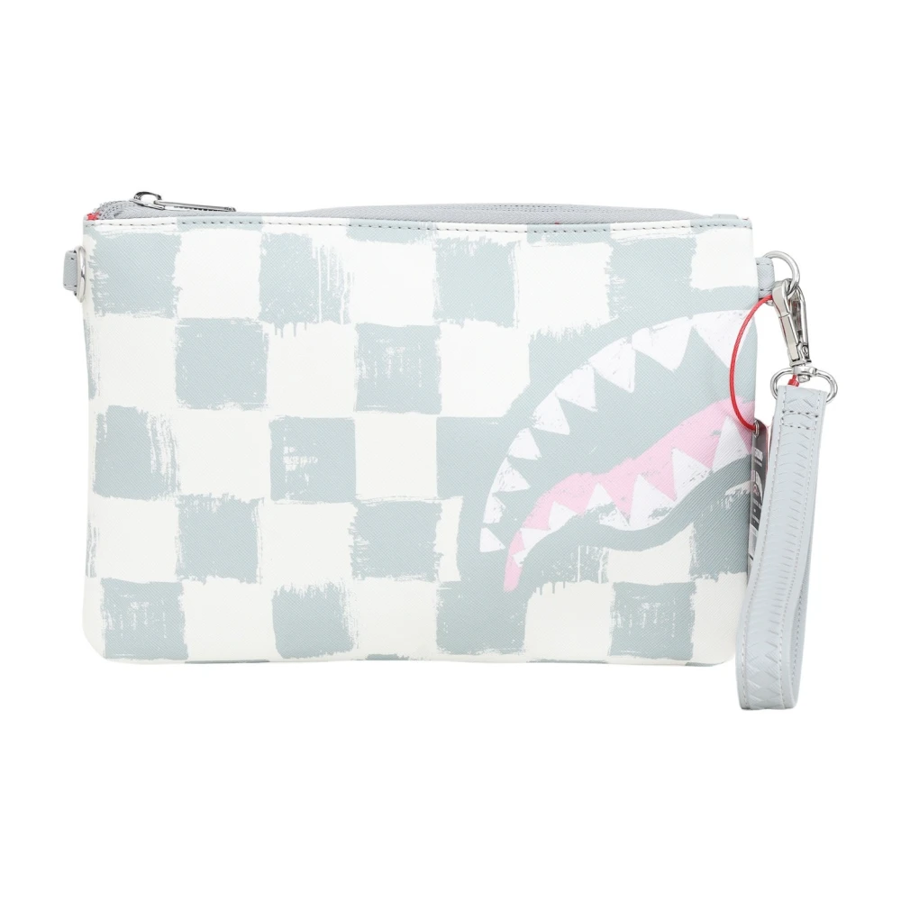 Sprayground Elegante Crossover Clutch Tas Gray Dames