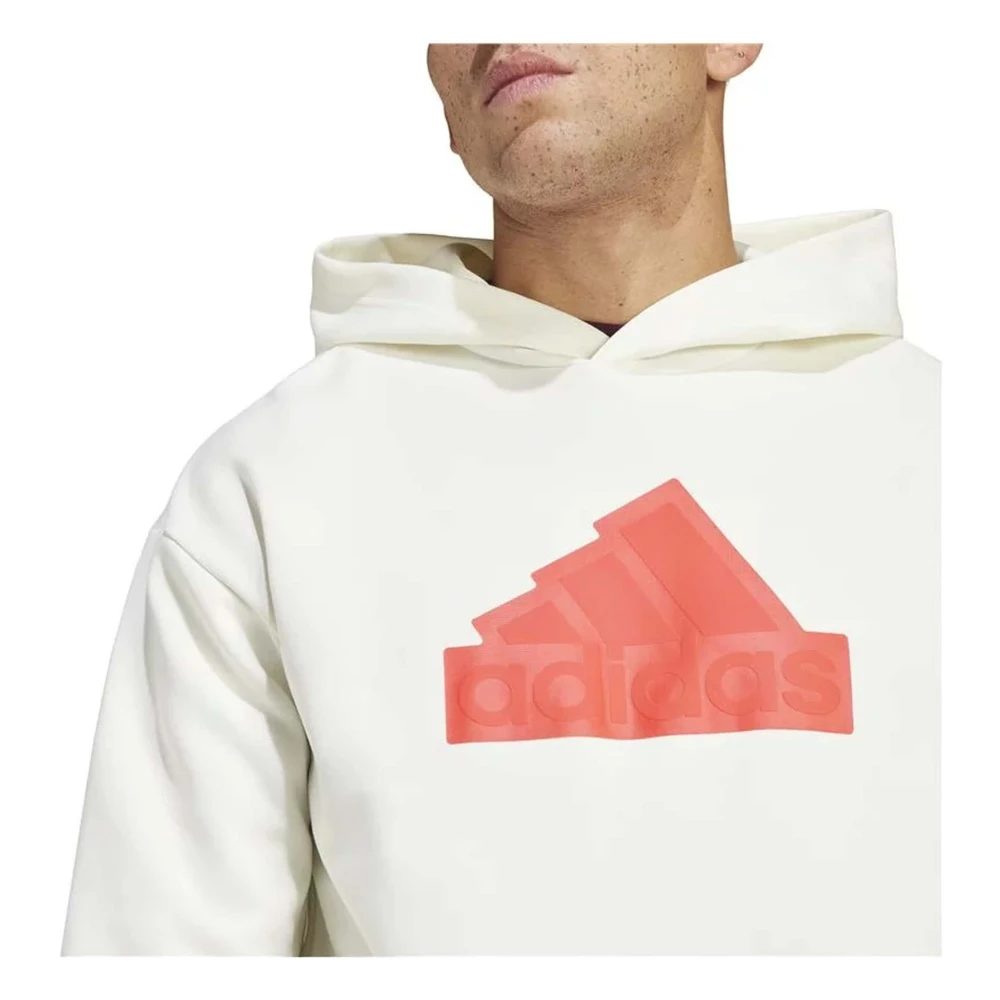Adidas Toekomstige iconen hoodie White Heren