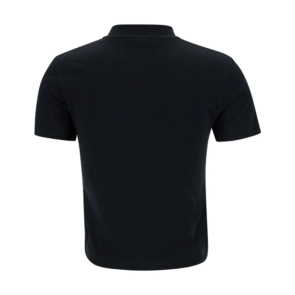 Jacquemus Zwarte T-shirts en Polos met Gros Grain Detail Black Dames